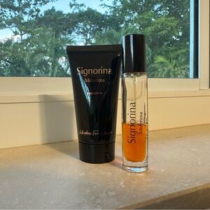 Salvatore Ferragamo Signorina Misteriosa Set - 1.7 lotion & .34 travel spray